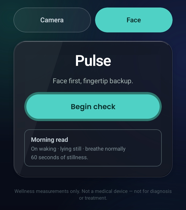 HealthGraph App: Puls per Kamera